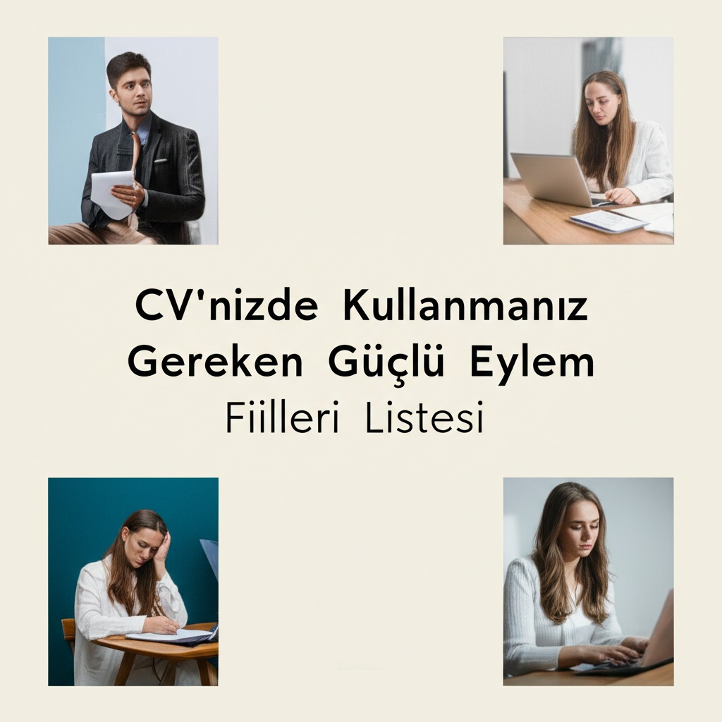CV’nizde Kullanmanız Gereken Güçlü Eylem Fiilleri Listesi