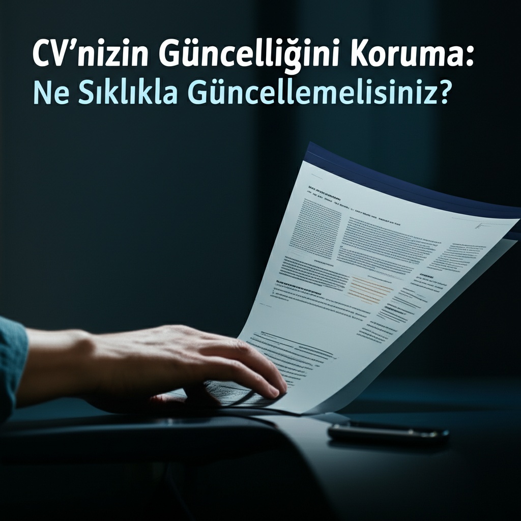 CV’nizin Güncelliğini Koruma: Ne Sıklıkla Güncellemelisiniz?