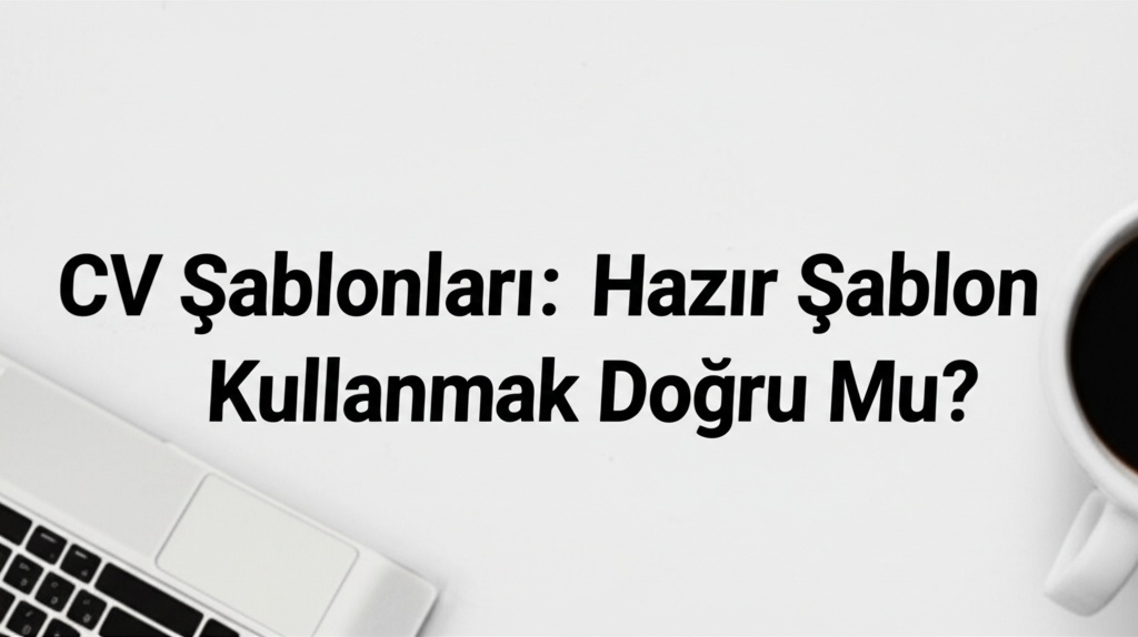 CV Şablonları: Hazır Şablon Kullanmak Doğru Mu?