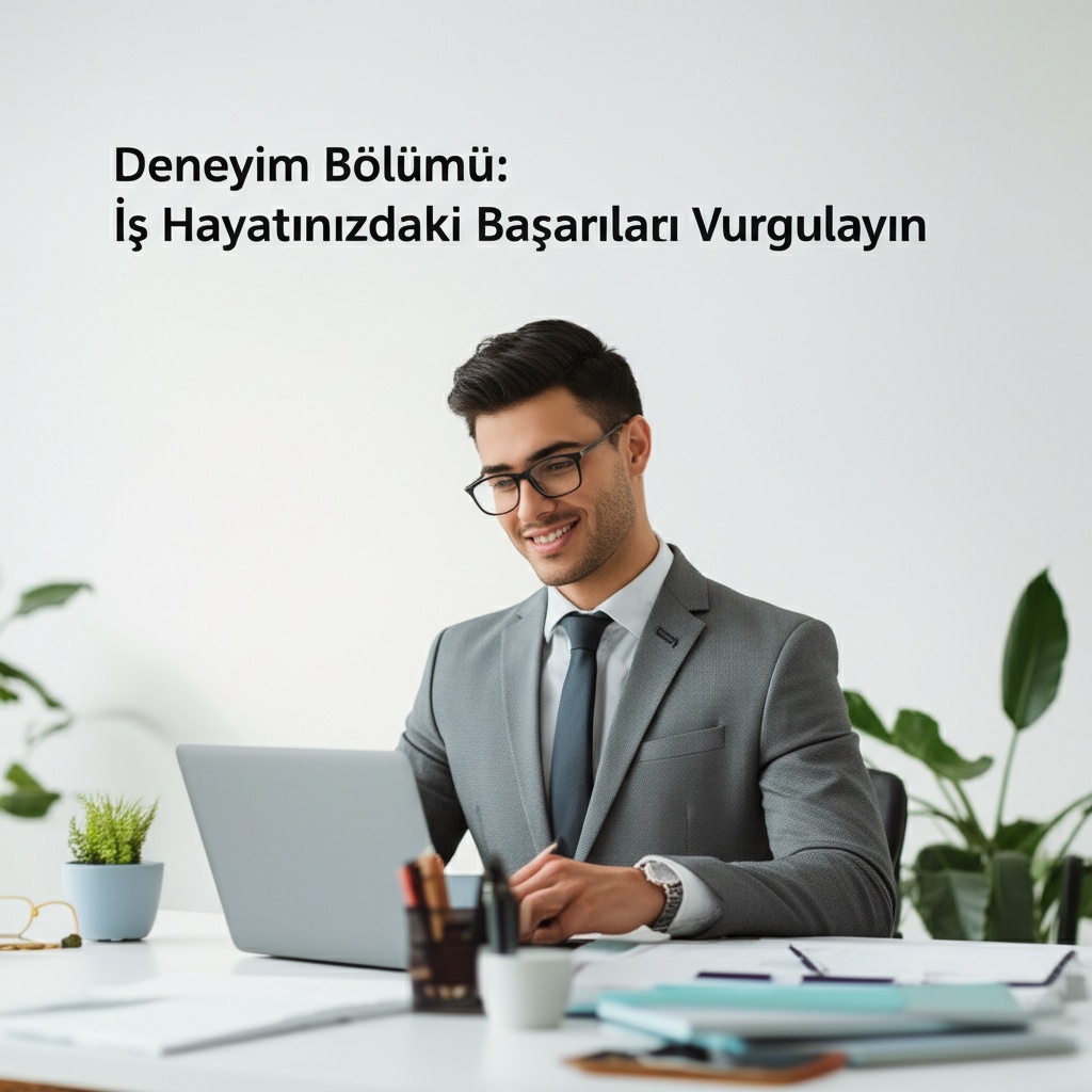 Deneyim Bölümü: İş Hayatınızdaki Başarıları Vurgulayın