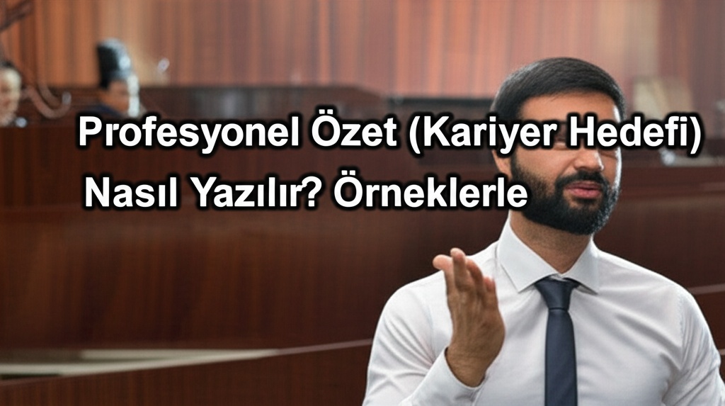 Profesyonel Özet (Kariyer Hedefi) Nasıl Yazılır? Örneklerle